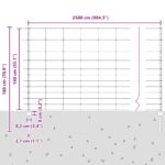 vidaXL Oplotené stĺpiky 22 ks U-Channel 140 cm pozinkovaná oceľ – Obrázok 12