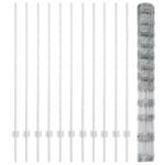 vidaXL Oplotené stĺpiky 22 ks U-Channel 140 cm pozinkovaná oceľ – Obrázok 6