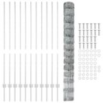 vidaXL Plotové stĺpy 22 ks U-kanál 140 cm pozinkovaná oceľ – Obrázok 5