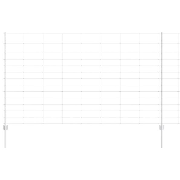 vidaXL plotové stĺpy 22 ks U-channel 140 cm pozinkovaná oceľ – Obrázok 2