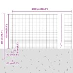 vidaXL Plotové stĺpy 22 ks U-Channel 150 cm Pozinkovaná oceľ – Obrázok 12