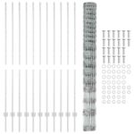 vidaXL Plotové stĺpy 22 ks U-Channel 150 cm Pozinkovaná oceľ – Obrázok 5