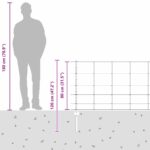 vidaXL Plotové stĺpy 11 ks U-Channel 80 cm Pozinkovaná oceľ – Obrázok 13