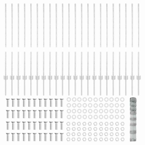vidaXL Plotové stĺpy 22 ks U-Channel 100 cm pozinkovaná oceľ – Obrázok 5