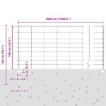 vidaXL Stĺpiky pre plot 22 ks U-Channel 100 cm pozinkovaná oceľ – Obrázok 12