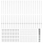 vidaXL Plotové stĺpiky 22 ks U-Channel 120 cm Pozinkovaná oceľ – Obrázok 5