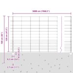 vidaXL Plotové stĺpiky 22 ks U-Channel 120 cm pozinkovaná oceľ – Obrázok 12