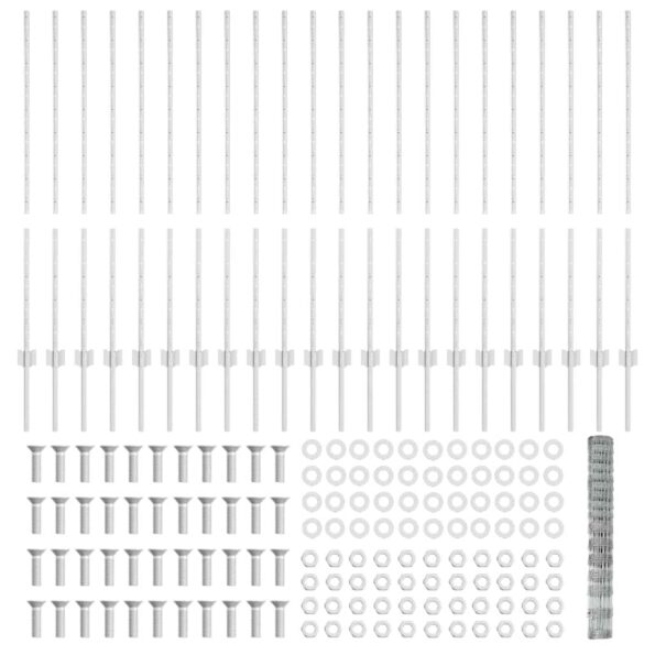 vidaXL Plotové stĺpiky 22 ks U-Channel 120 cm pozinkovaná oceľ – Obrázok 5