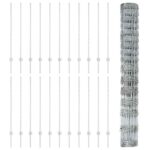 vidaXL Plotové stĺpiky 22 ks U-Channel 120 cm pozinkovaná oceľ – Obrázok 6