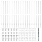 vidaXL Plotové stĺpy 22 ks U-Channel 160 cm pozinkovaná oceľ – Obrázok 5