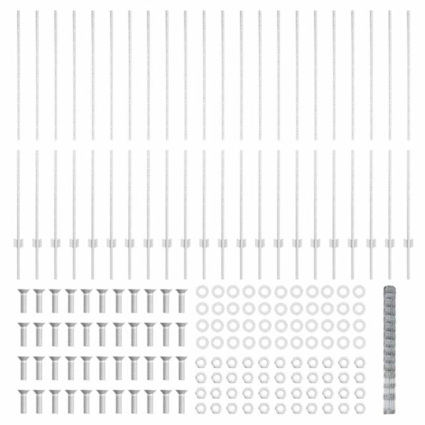 vidaXL Plotové stĺpy 22 ks U-Channel 160 cm pozinkovaná oceľ – Obrázok 5