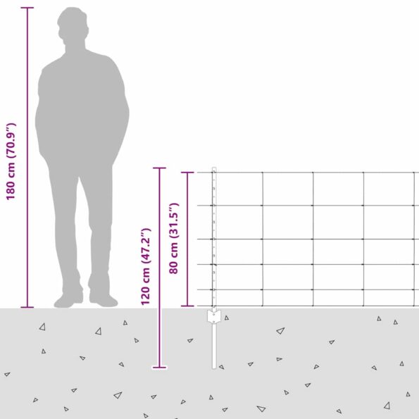 vidaXL Plotové stĺpy 11 ks U-Channel 80 cm pozinkovaná oceľ – Obrázok 13