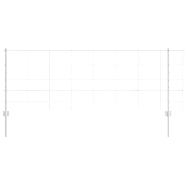 vidaXL Plotové stĺpy 11 ks U-Channel 80 cm pozinkovaná oceľ – Obrázok 2