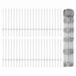 vidaXL Plotové stĺpy 11 ks U-Channel 80 cm pozinkovaná oceľ – Obrázok 5