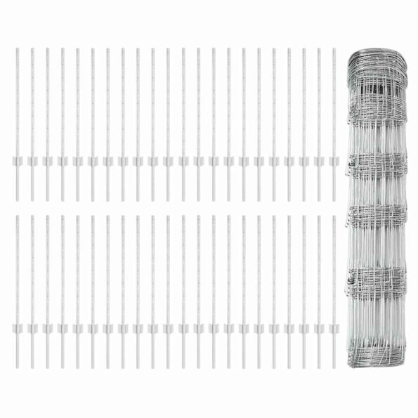 vidaXL Plotové stĺpy 11 ks U-Channel 80 cm pozinkovaná oceľ – Obrázok 5