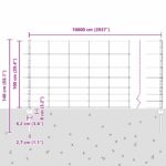 vidaXL Plotové stĺpy 22 ks U-kanál 100 cm Pozinkovaná oceľ – Obrázok 12