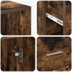 vidaXL Rohový stôl Dymiaci dub 102x88x75 cm Umelé drevo – Obrázok 10