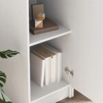vidaXL Stôl 2 pcs Biela – Obrázok 4