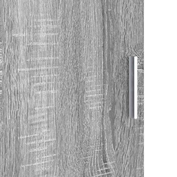 vidaXL stôl s úložným priestorom Šedý sonoma Kompozitné drevo – Obrázok 10