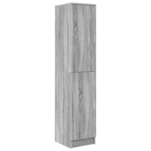 vidaXL stôl s úložným priestorom Šedý sonoma Kompozitné drevo – Obrázok 6