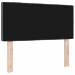 vidaXL LED čelo postele so gombíkmi Tmavosivé 90 cm zamat – Obrázok 7