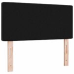 vidaXL LED čelo postele s kryštálovými gombíkmi Čierne 90 cm samet – Obrázok 7