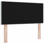 vidaXL LED hlavová doska s LED pásikmi Svetlosivá 90 cm látka – Obrázok 7