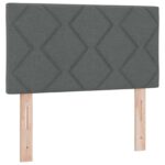 vidaXL LED hlavová doska Biely 80 cm látka – Obrázok 2