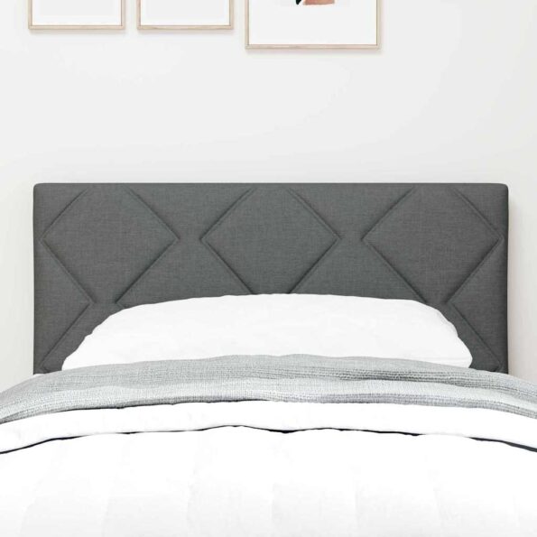 vidaXL LED hlavová doska Biely 80 cm látka – Obrázok 3
