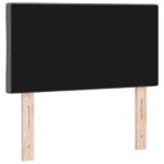 vidaXL LED hlavová doska Biely 80 cm látka – Obrázok 7