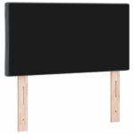 vidaXL LED hlavová doska Tmavo šedá 80 cm Zamat – Obrázok 7