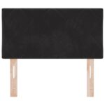 vidaXL LED čelník diamantový blok dizajn čierny 80 cm zamat – Obrázok 5