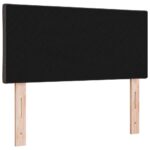 vidaXL LED čelo postele s dizajnom diamantových blokov tmavo hnedé 100 cm z látky – Obrázok 6