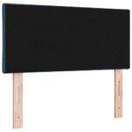 Modré LED čelo postele s diamantovým dizajnom, 100 cm z tkaniny – Obrázok 7