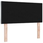 vidaXL LED hlavová doska Tmavo šedá 100 cm Zamat – Obrázok 7