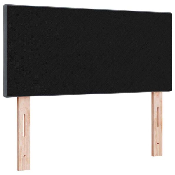 vidaXL LED hlavová doska Tmavo šedá 100 cm Zamat – Obrázok 7