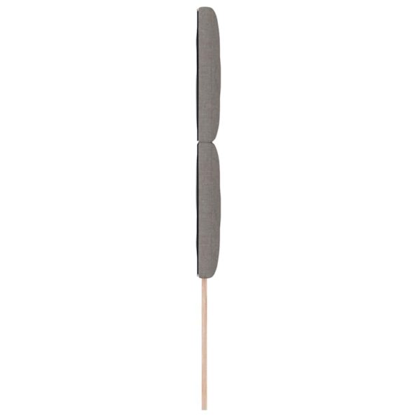 vidaXL LED čelo postele s diamantovým blokovým dizajnom Taupe 100 cm tkanina – Obrázok 6