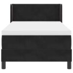 vidaXL Posteľ Box Spring s matracom čierna 90x190 cm samet – Obrázok 7