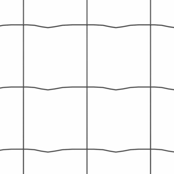 vidaXL Euro plot s 7 stĺpikmi 0.4x10 m pozinkovaná oceľ sivá – Obrázok 9