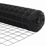 vidaXL Plot s podperou Sivá 1,4 x 10 m Ocel a PVC – Obrázok 10