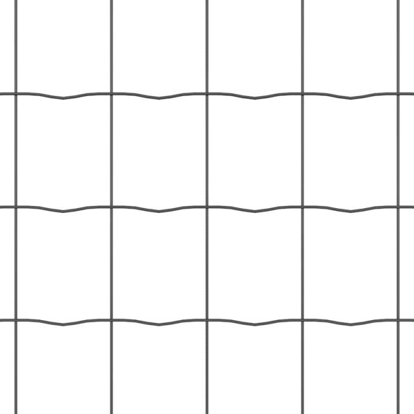 vidaXL Plot s podperou Sivá 1,4 x 10 m Ocel a PVC – Obrázok 9