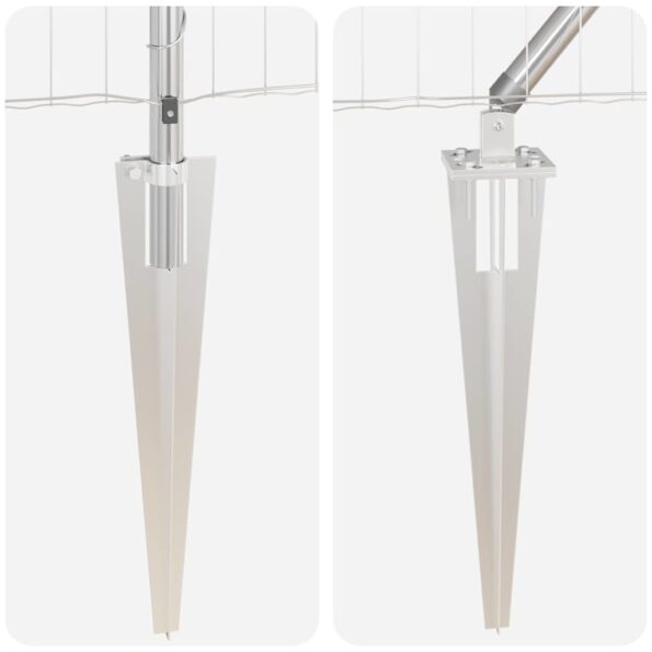 vidaXL Euro plot s 13 hrotmi 0.6x25 m pozinkovaná oceľ – Obrázok 10