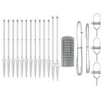 vidaXL Euro plot s 13 hrotmi 0.6x25 m pozinkovaná oceľ – Obrázok 6