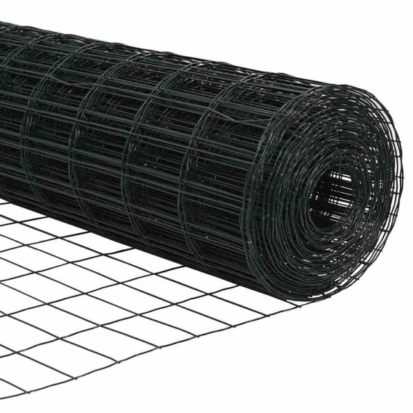 vidaXL Plot s podperou Sivá 0,6 x 10 m Ocel a PVC – Obrázok 12
