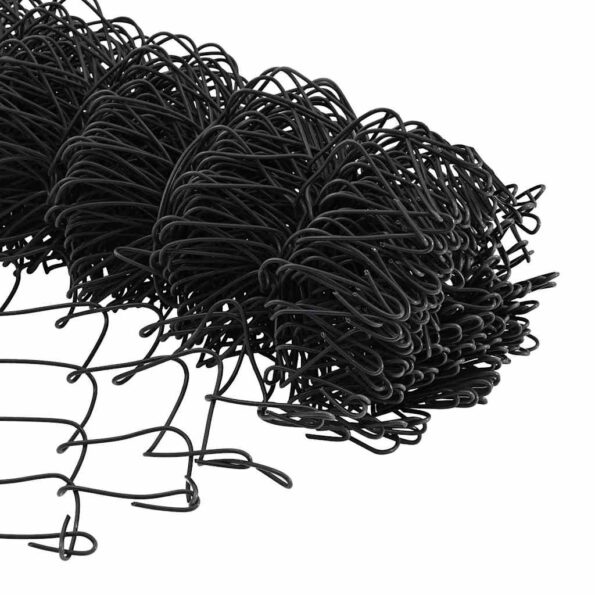 vidaXL Reťazový plot s 7 stĺpmi 1x10 m Pozinkovaná oceľ Sivá – Obrázok 10