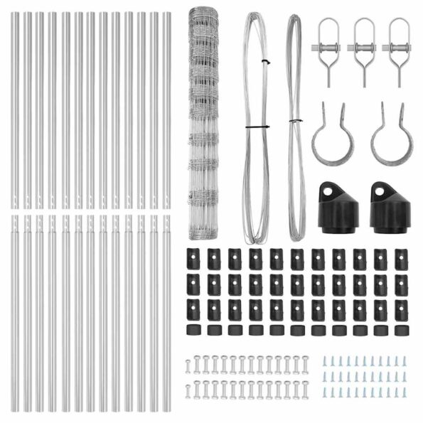 vidaXL políčkový plot 1.2x25 m Pozinkovaná oceľ – Obrázok 6