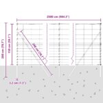 vidaXL Poľný plot 1,5x25 m Pozinkovaná oceľ – Obrázok 13