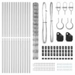 vidaXL Poľný plot 1,5x25 m Pozinkovaná oceľ – Obrázok 6