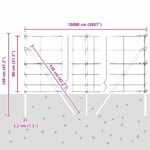 vidaXL polný plot 0.8x100 m pozinkovaná oceľ – Obrázok 13