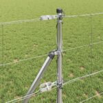 vidaXL polný plot 0.8x100 m pozinkovaná oceľ – Obrázok 4